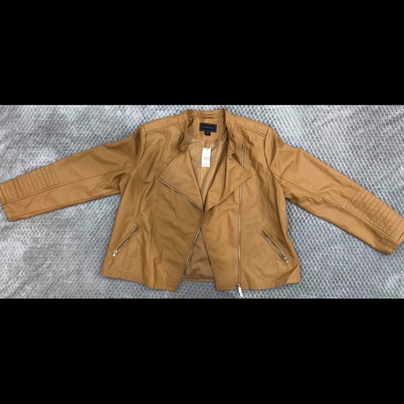 Women’s plus faux Leather jacket - Picture 4 of 5